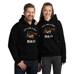 Forklift Superhero Lift Like a Pro Bro GW Unisex Hoodie