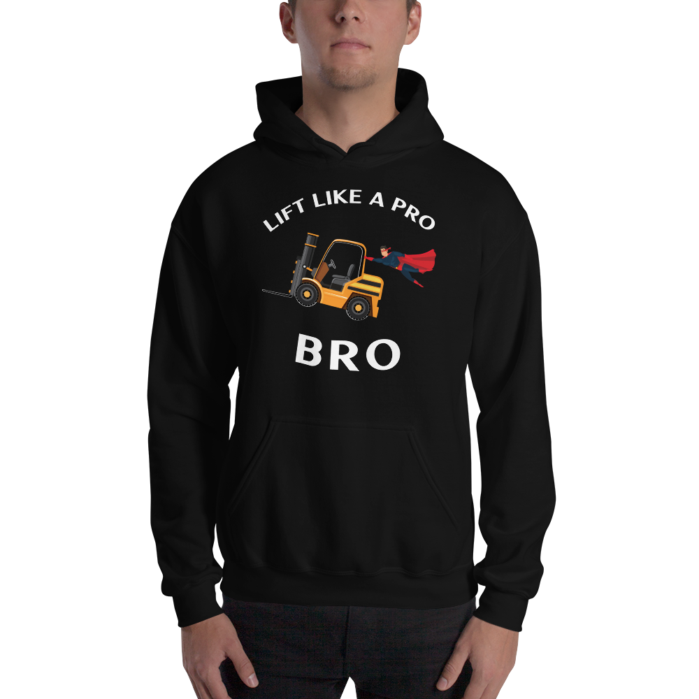 Forklift Superhero Lift Like a Pro Bro GW Unisex Hoodie