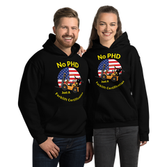 American Forklift Ninja No PHD Just A Forklift Certification GY Unisex Hoodie