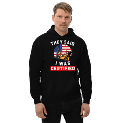 American Forklift Ninja They said I was Forklift Certified GW Unisex Hoodie