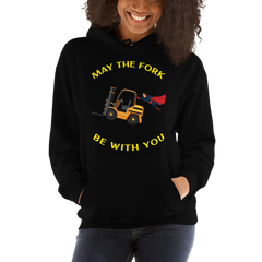 Forklift Superhero, May the Fork Be with You GY Unisex Hoodie