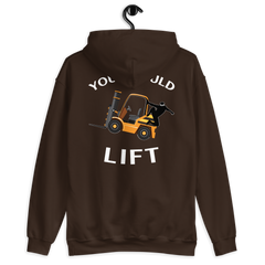 Forklift Ninja You Should Lift GW Unisex Hoodie