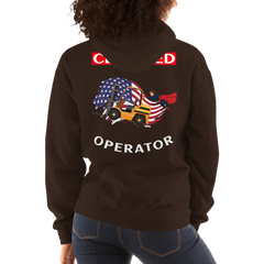 American Forklift Superhero Certified Forklift Operator GW Unisex Hoodie