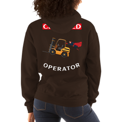 Forklift Superhero Certified Forklift Operator GW Unisex Hoodie