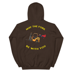 Forklift Superhero, May the Fork Be with You BGY Unisex Hoodie