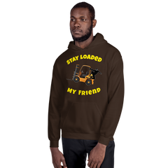 Forklift Ninja Stay Loaded My Friend GY Unisex Hoodie