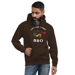 Forklift Superhero Lift Like a Pro Bro GW Unisex Hoodie