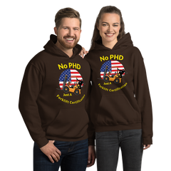 American Forklift Ninja No PHD Just A Forklift Certification GY Unisex Hoodie