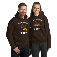 Forklift Ninja You Should Lift GW Unisex Hoodie