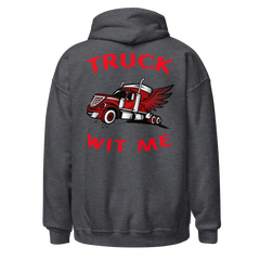 Angel Trucker Truck Wit Me RR Unisex Hoodie