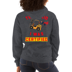 Forklift Superhero Forklift Certified GR Unisex Hoodie