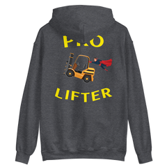 Forklift Superhero Pro Lifter GY Unisex Hoodie