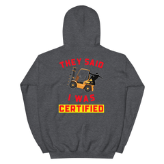 Forklift Ninja Forklift Certified GR Unisex Hoodie