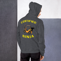 Forklift Ninja Certified Forklift Ninja GY Unisex Hoodie