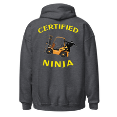 Forklift Ninja Certified Forklift Ninja GY Unisex Hoodie