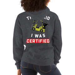 Forklift Ninja Forklift Certified YW Unisex Hoodie