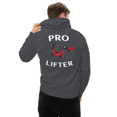 Forklift Superhero Pro Lifter RW Unisex Hoodie