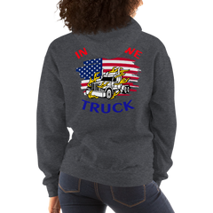 American Trucker in Flames In God We Truck RWB Unisex Hoodie