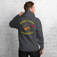 Forklift Superhero Whiskey Tango Forklift GY Unisex Hoodie