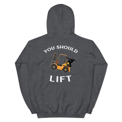 Forklift Ninja You Should Lift GW Unisex Hoodie