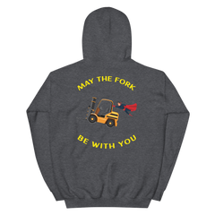 Forklift Superhero, May the Fork Be with You BGY Unisex Hoodie