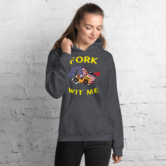 American Forklift Superhero Fork Wit Me GY Unisex Hoodie