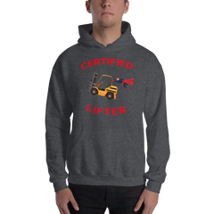 Forklift Superhero Certified Forklift Lifter GR Unisex Hoodie