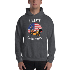 American Forklift Ninja I Lift Like This GW Unisex Hoodie