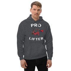 Forklift Superhero Pro Lifter RW Unisex Hoodie