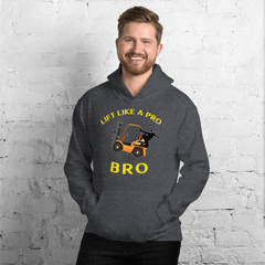 Forklift Ninja Lift Like a Pro Bro GY Unisex Hoodie