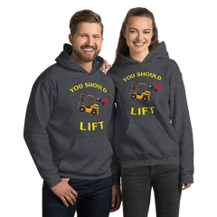 Forklift Superhero You Should Lift GY Unisex Hoodie