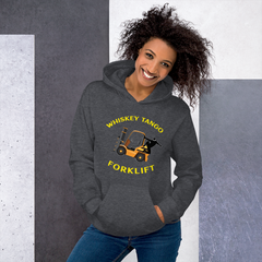 Forklift Ninja Whiskey Tango Forklift GY Unisex Hoodie