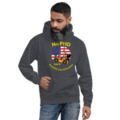 American Forklift Ninja No PHD Just A Forklift Certification GY Unisex Hoodie