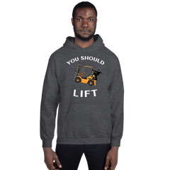 Forklift Ninja You Should Lift GW Unisex Hoodie