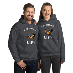 Forklift Ninja You Should Lift GW Unisex Hoodie