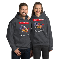 American Forklift Superhero Certified Forklift Operator GW Unisex Hoodie