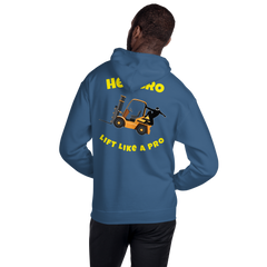 Forklift Ninja Hey Bro Lift Like a Pro GY Unisex Hoodie