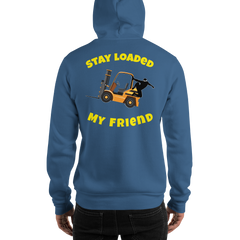 Forklift Ninja Stay Loaded My Friend GY Unisex Hoodie