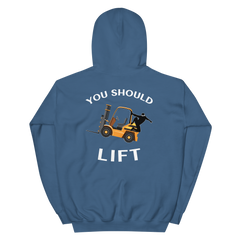 Forklift Ninja You Should Lift GW Unisex Hoodie