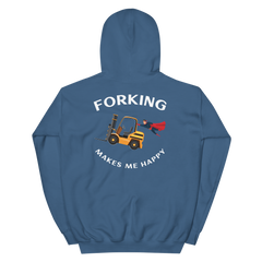 Forklift Superhero Forking Makes Me Happy GW Unisex Hoodie