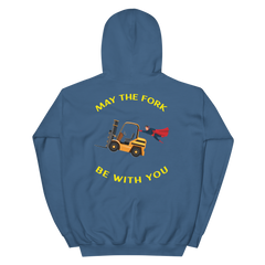 Forklift Superhero, May the Fork Be with You BGY Unisex Hoodie