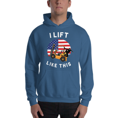 American Forklift Ninja I Lift Like This GW Unisex Hoodie