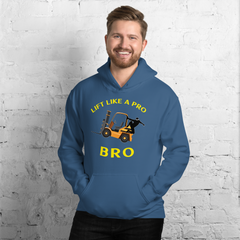 Forklift Ninja Lift Like a Pro Bro GY Unisex Hoodie