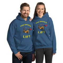 Forklift Superhero You Should Lift GY Unisex Hoodie