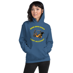 Forklift Ninja Zero Days Since Last Accident GY Unisex Hoodie