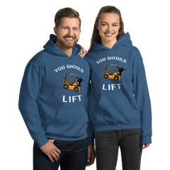 Forklift Ninja You Should Lift GW Unisex Hoodie