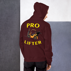 Forklift Ninja Pro Lifter GY Unisex Hoodie