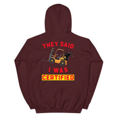 Forklift Ninja Forklift Certified GR Unisex Hoodie