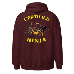 Forklift Ninja Certified Forklift Ninja GY Unisex Hoodie