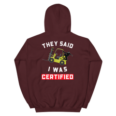 Forklift Ninja Forklift Certified YW Unisex Hoodie